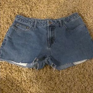 VTG Buckle Denim Shorts Size 30